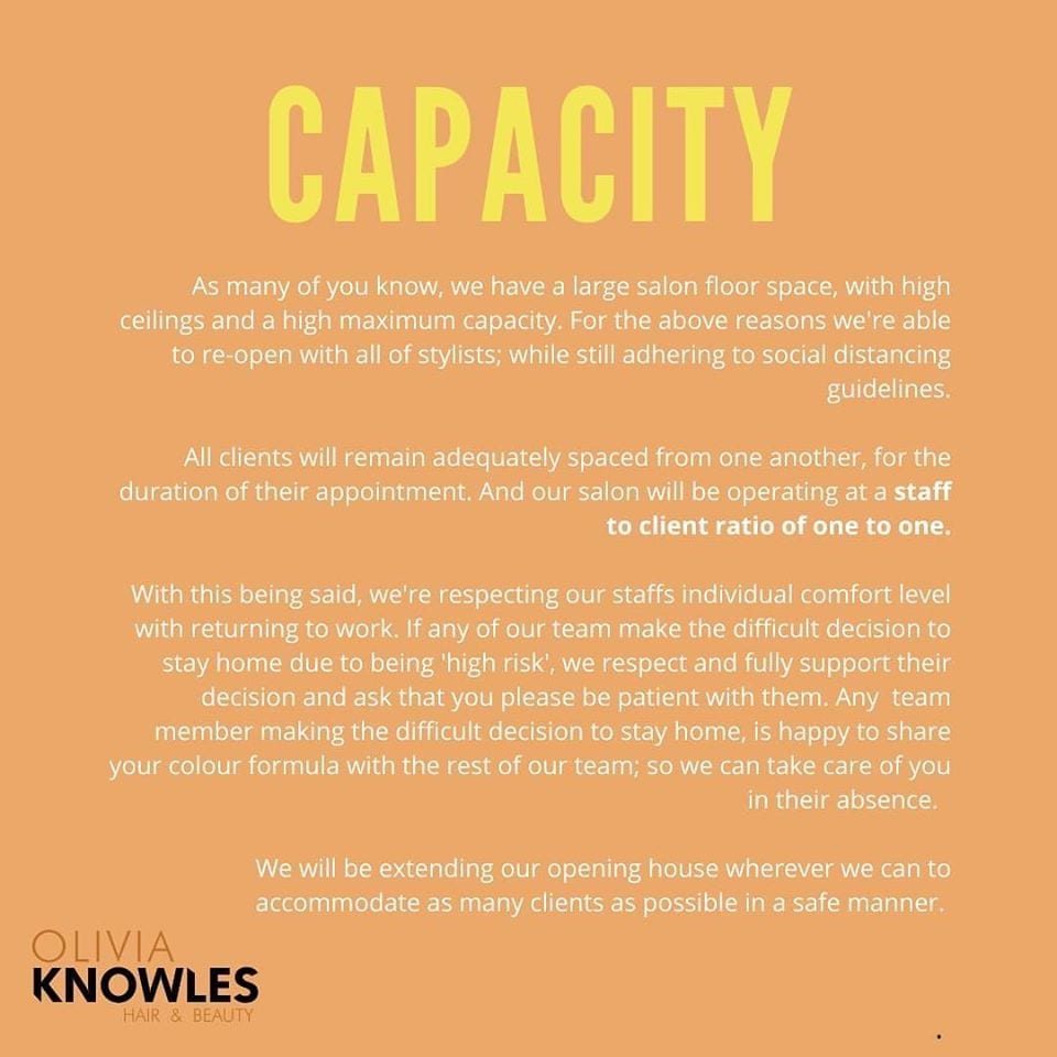 Our capacity