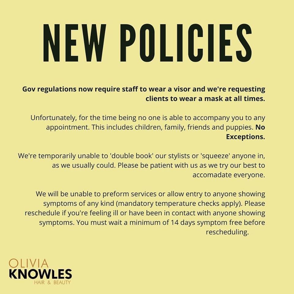 New policies